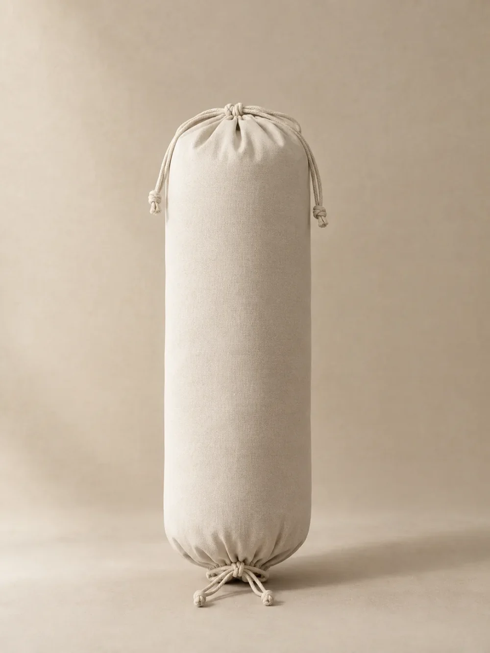 Brae Bolster Cover in Oat, front view